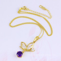 32329 New Fashion Female 18k Gold-Plated Fish Jewelry Pendant in Environmental Copper